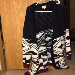 LA Hearts oversized cardigan
